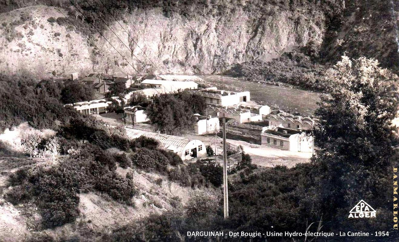 Darguinah - Bougie - Usine - Hydro-electrique -Cantine - 1954.jpg